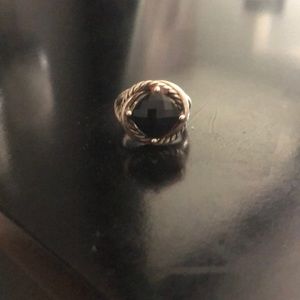 David Yurman Black Onyx Infinity Ring